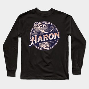 Aaron Name Tshirt Long Sleeve T-Shirt